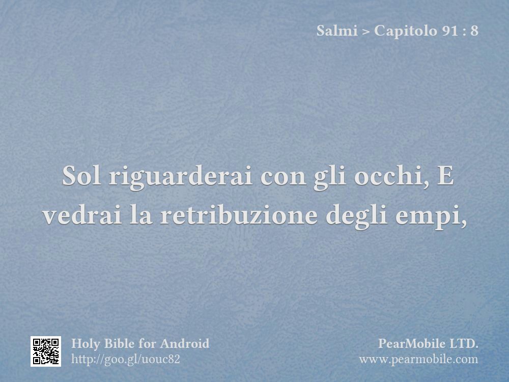 Salmi, Capitolo 91:8